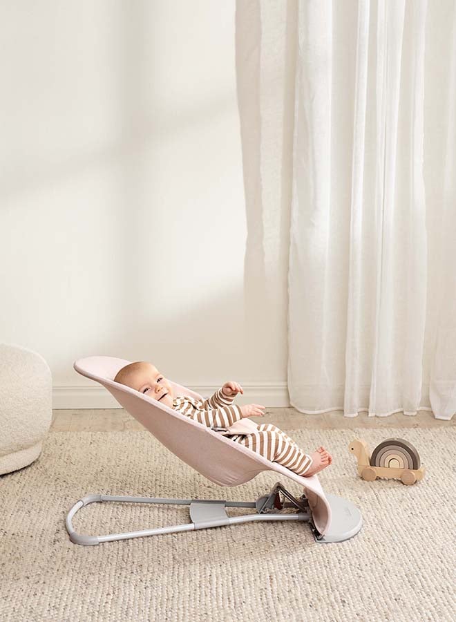 BABYBJORN باونسير بليس، منسوج، وردي فاتح مزيج - Image 4